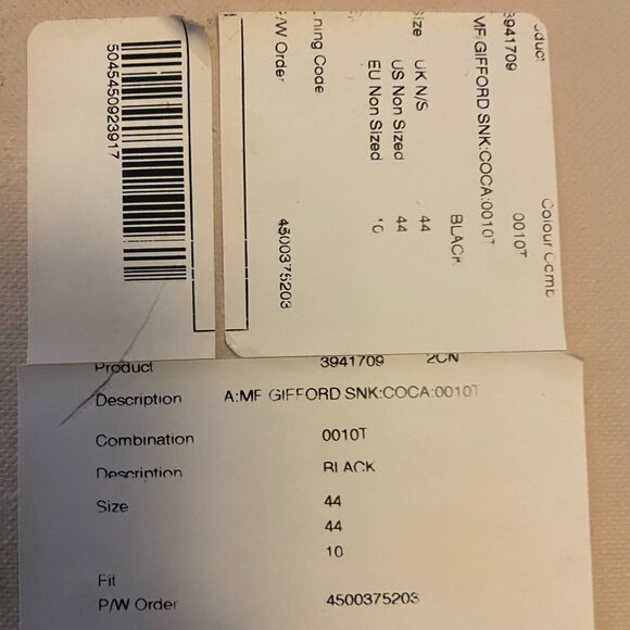 Burberry VF Gifford Sneakers Coca men size 11 - Picture 5 of 6